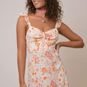 RIXO floral women’s midi dress